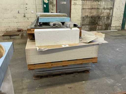 Diverse gipsplaat (56x)