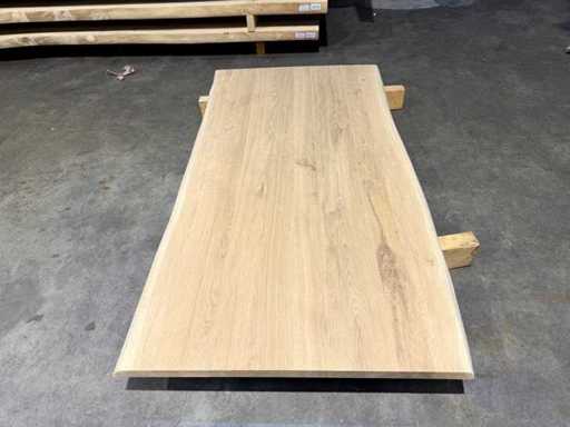 Eiken tafelblad 180 cm.
