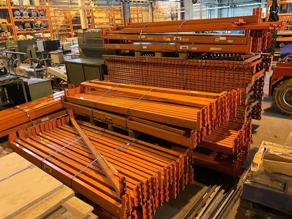 Large batch of warehouse racks
