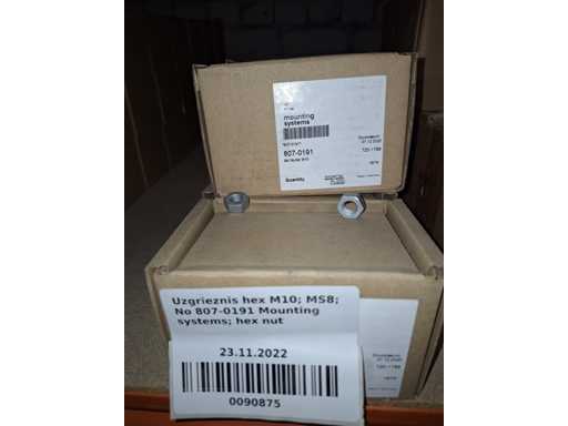 M10; MS8 - Fixtures MS8 PV (ground system), mounting system