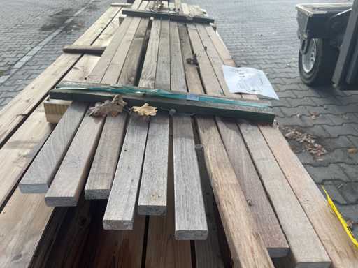 Ipé slats planed 2150x45x21mm (10x)