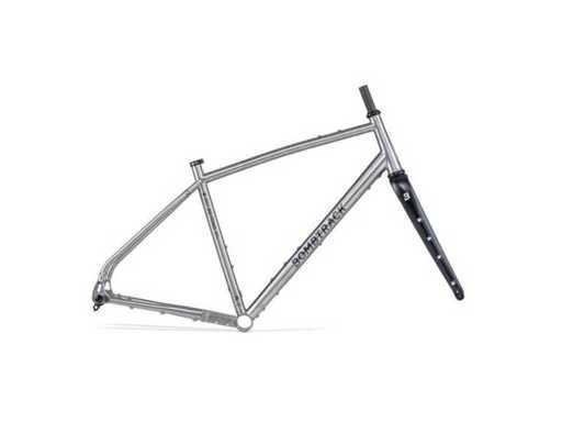Bombtrack Beyond TI Frame Fork Kit Titanium/Black S - 44 Frameset
