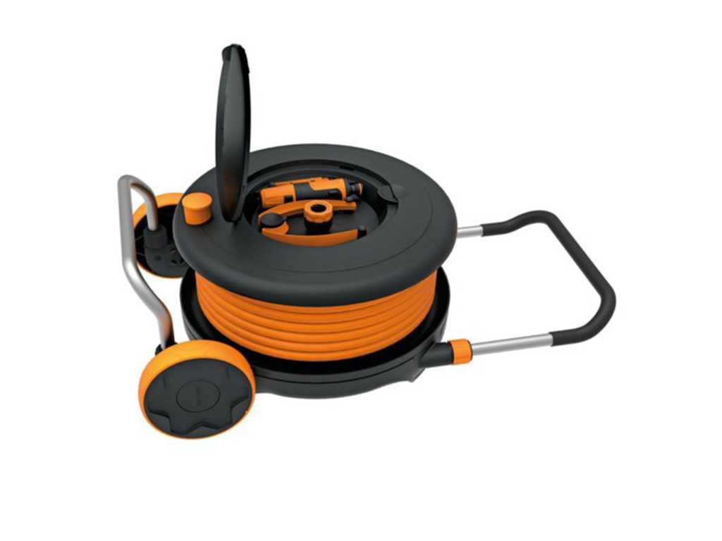 Fiskars - Waterwheel M hose reel - with 20 m garden hose