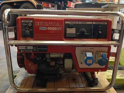 Honda 4500SX Stroomgenerator + benzinetank