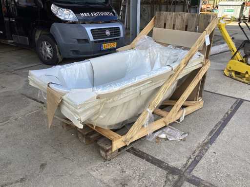 Vigour derby Rechts ligbad Bad (3x)