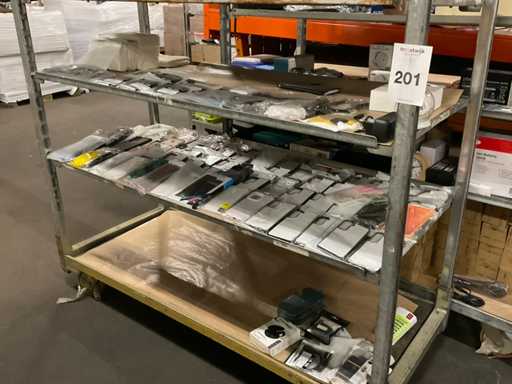 Lotto di custodie e cavi per telefono