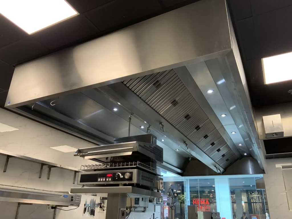 Stainless steel induction cooker hood