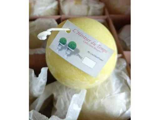 Set di 12 candele profumate rotonde con profumo di limone – L'Héritier du Temps – Nuovo
