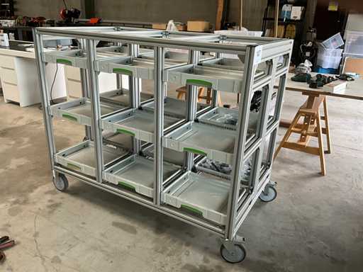 Festool 18-delige alu assemblage Werkkar/roltrolley