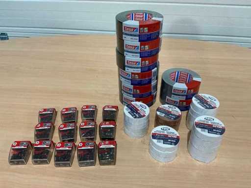 300x Bits milwaukee + 28x assortiment tape