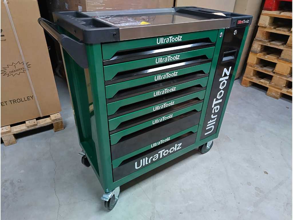 Tool trolley Ultra Toolz Green 7/7