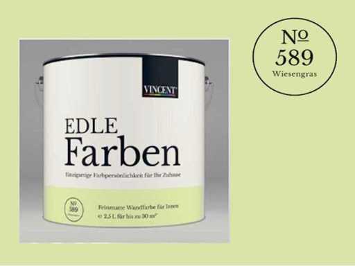 Vincent - Edle Farben - no.589 Wiesengras - 2.5L Paint