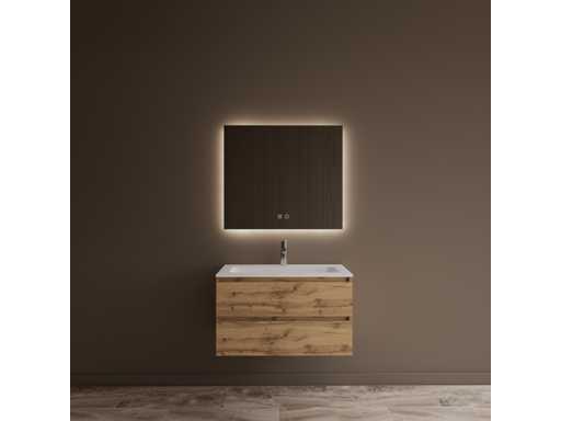 Gliss Design Mobile Base 90 CM Zeus Set Rovere Rustico