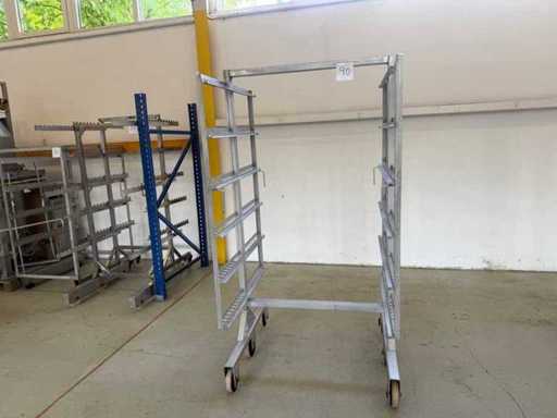 1000 mm - Rauchwagen Edelstahl