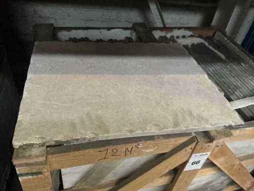 Batch of natural stone tiles