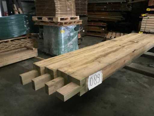 Spruce pole - 224x12x12 cm (4x)