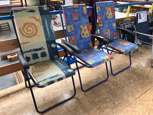 Chaises de camping Lafuma variées (3 fois)