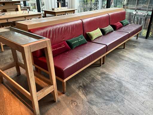 Cabine - Bancă de restaurant cu depozitare