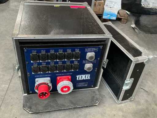 Texel Strand lichting SD6 avec accessoire flight case