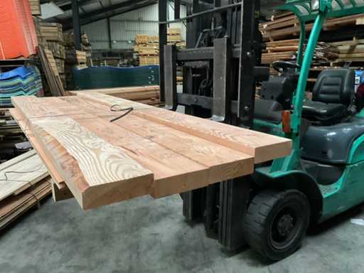 Grindă Douglas rindonată - 200x19,5x6,5 cm (4x)