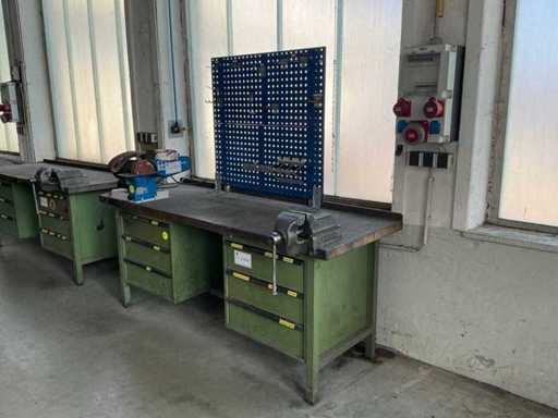 Werkbank zonder inhoud