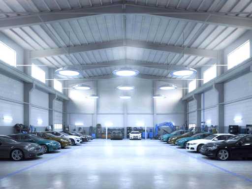 200W 6500K LED UFO Highbay Waterproof (10x)