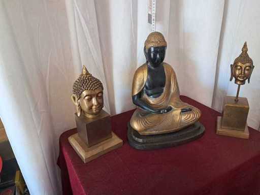 Lot Buddha statues (3 pieces)