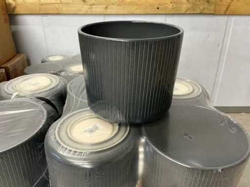 Partij Potten Granit Lasur 277 H17,5xØ19,5cm