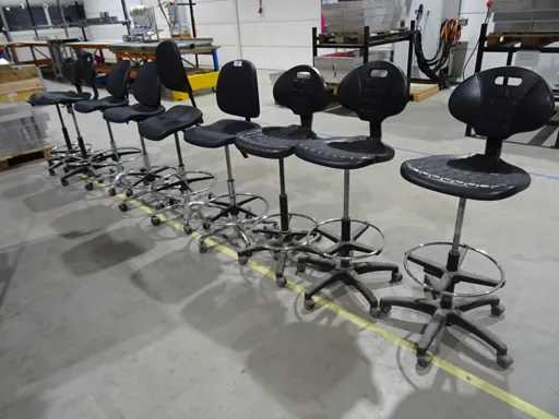 Taburete / silla de trabajo (9 veces)