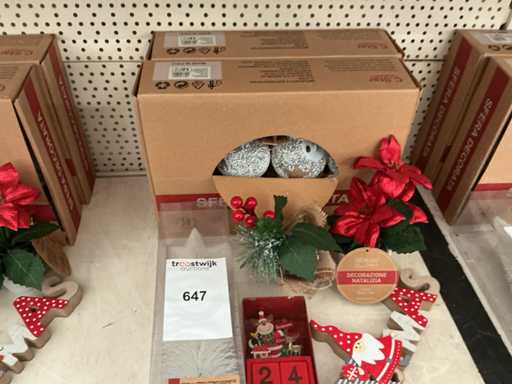 Weihnachtsdekoration für Partys.