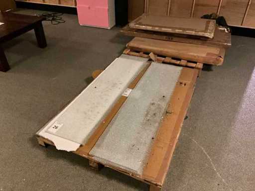 Varie lastre di vetro