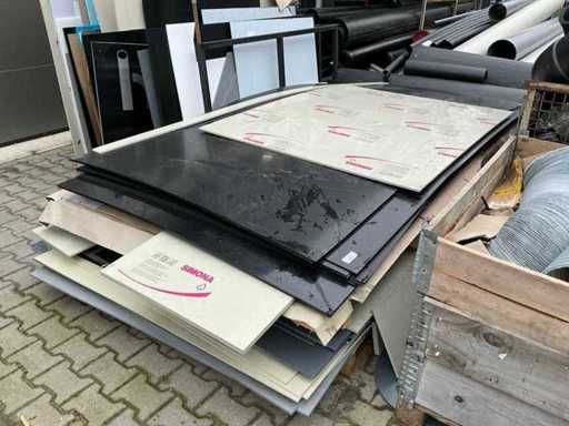 Simona Lotto di materiale in lastra di plastica