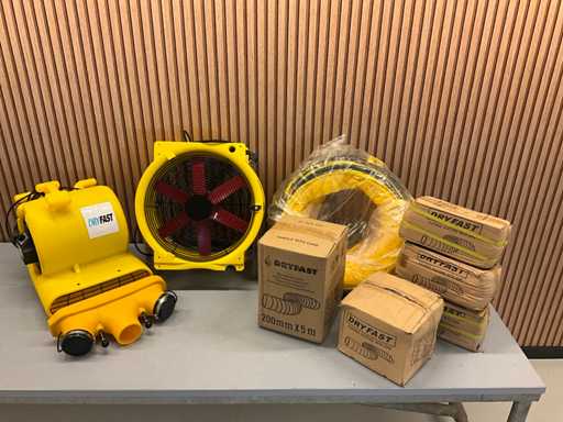 Lot non utilisé de produits à jeûne sec