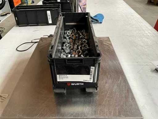Würth 8.07kg Self-locking nut V10-SW22 in stackable box