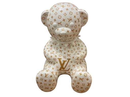 Scultura dell'orso Louis Vuitton