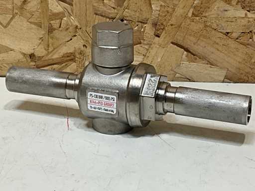 Refrigera BV21KD15X0000 Ball Valve 2-Way CO2 Stainless Steel DN15 130 bar
