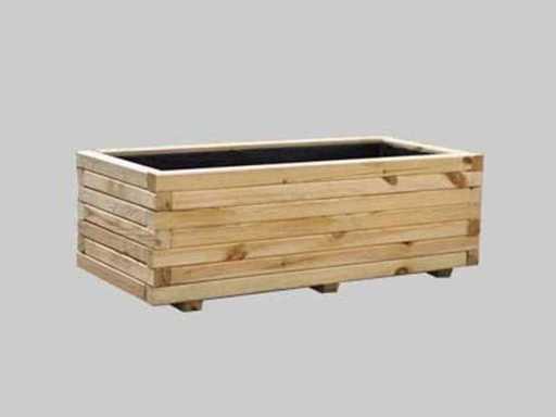 Garlux grenen plantenbak 100x50x38 cm