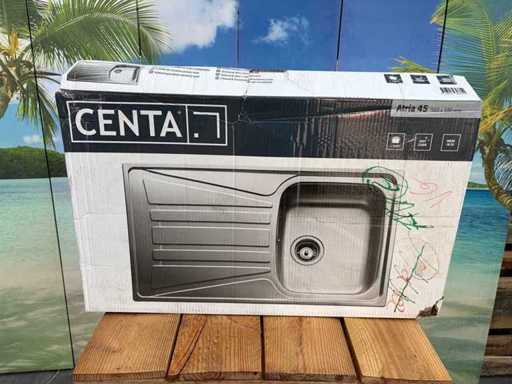 Centa Atria 45 wpuszczana zlew ze stali nierdzewnej 860 x 500 mm