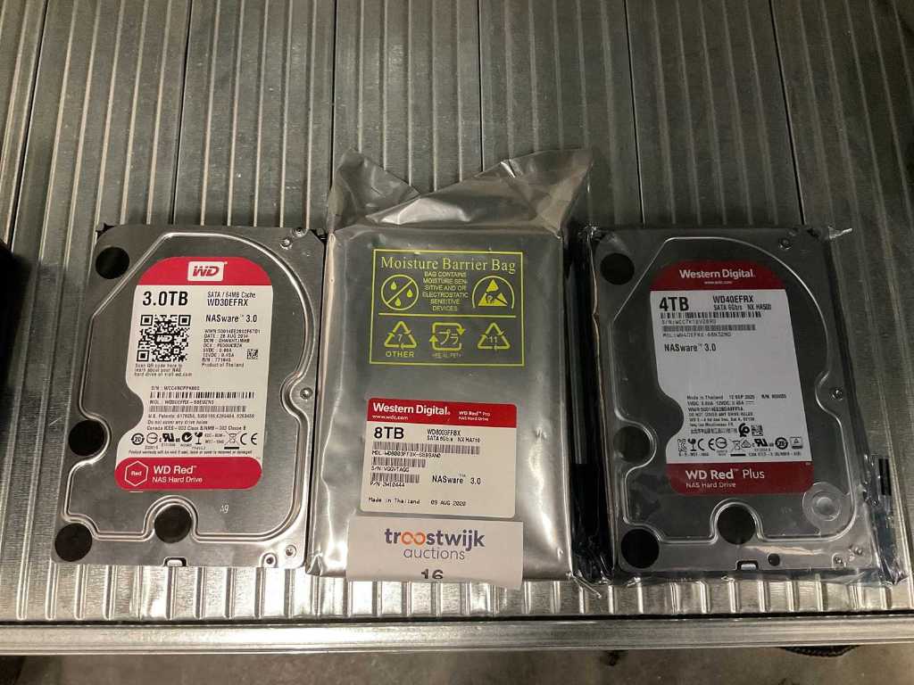 Disques durs NAS WD red (3x)