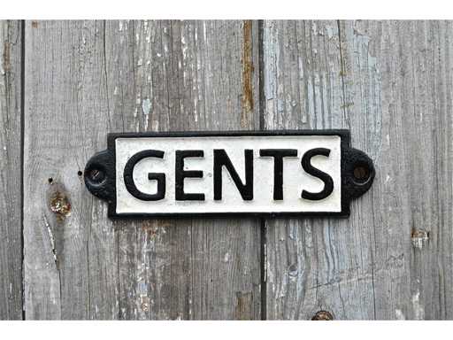 (13x) Toiletbordje Heren / Gents