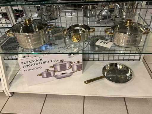 7-piece cooking pot set SSW