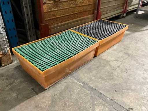 Polyetyleen Lekpallet (x2)