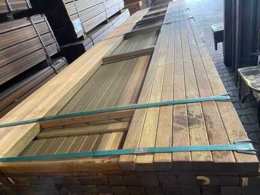Guyana Teak Slats Planed 3950x40x27mm (359x)