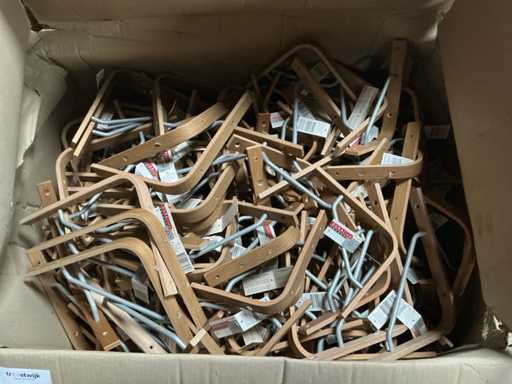 Lot Duraline supports d’étagères triangle