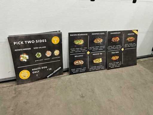 Decoratie borden (12x)