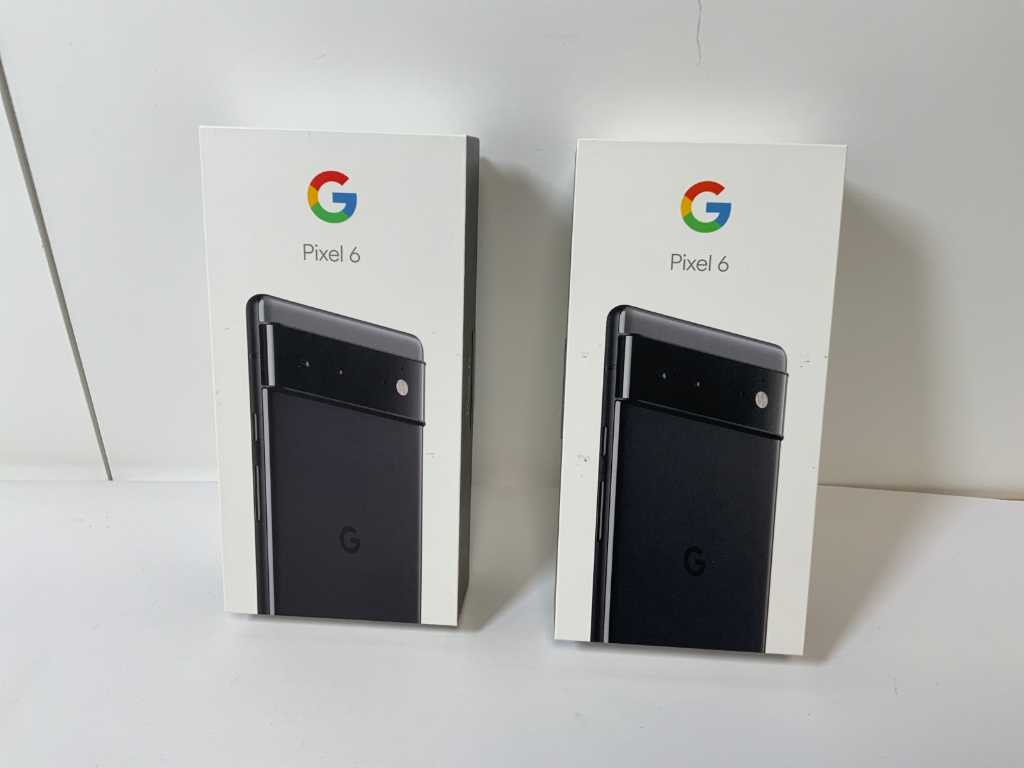 Google Pixel 6 - 128GB - Stormy Black (2x) | Troostwijk Auctions