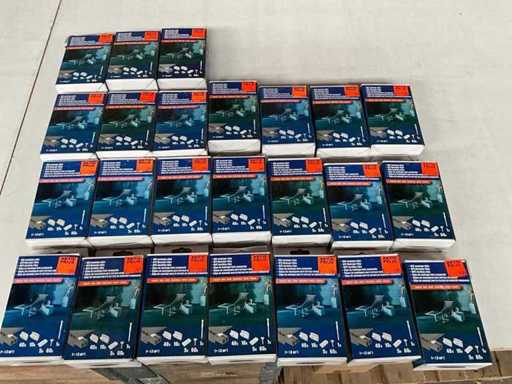 Mounting clips for decking boards (24x)