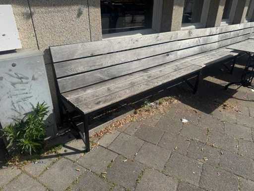 Terrace bench teak 210cm
