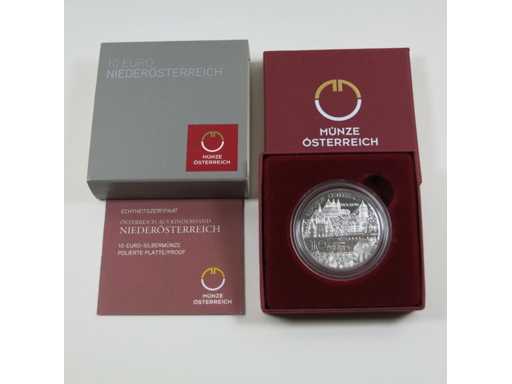 Oostenrijk 10 Euro 2013 Zilver Proof Neder-Oostenrijk