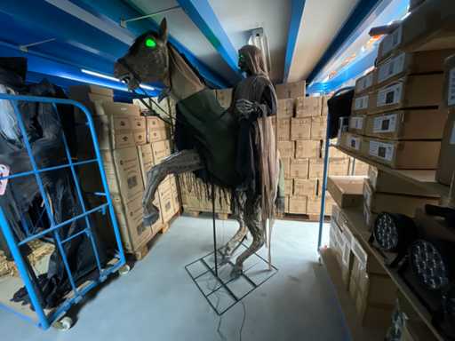 Halloween animatronic doll